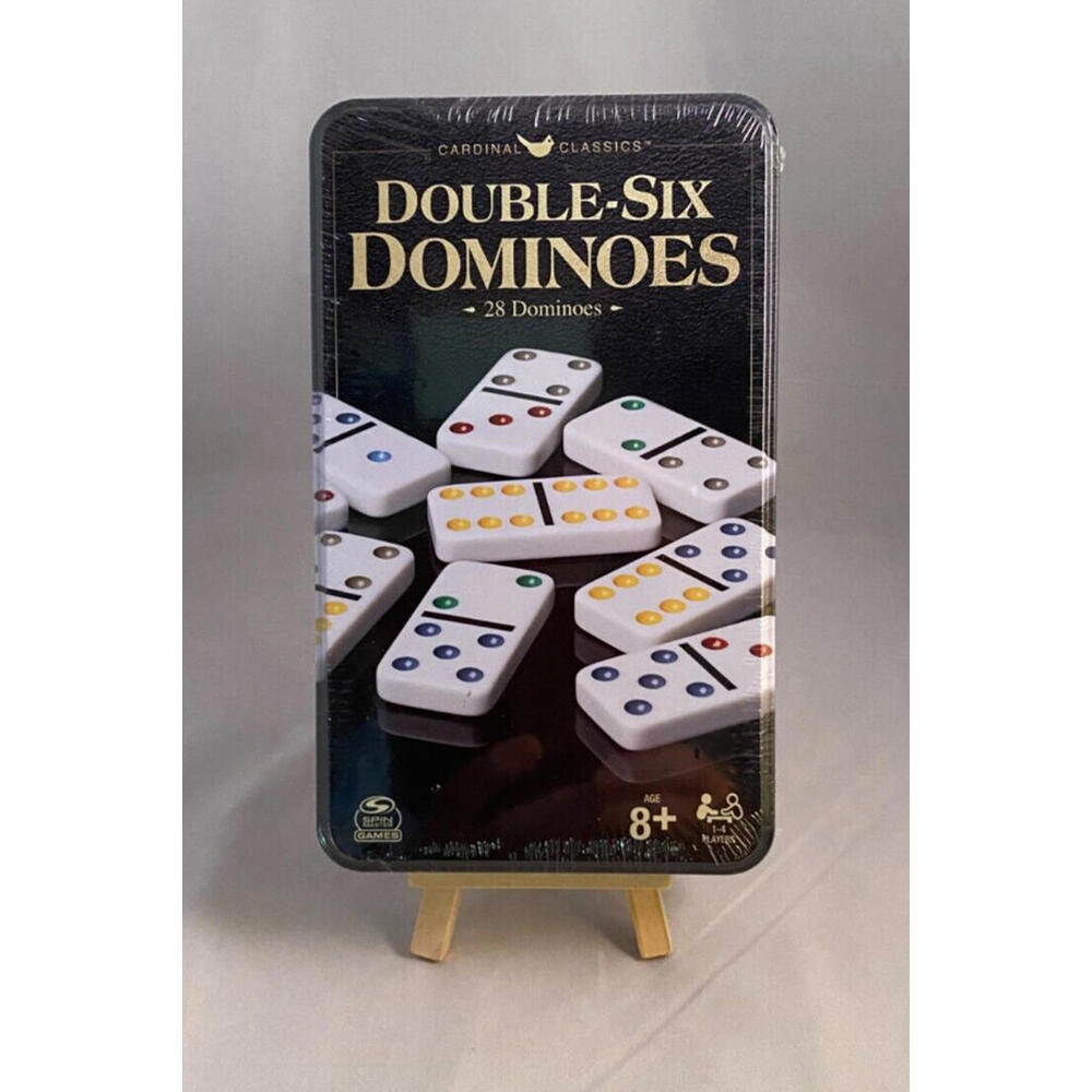 Cardinal Classics Double Nine Dominoes Set in Storage Tin | Dominoes Brand New